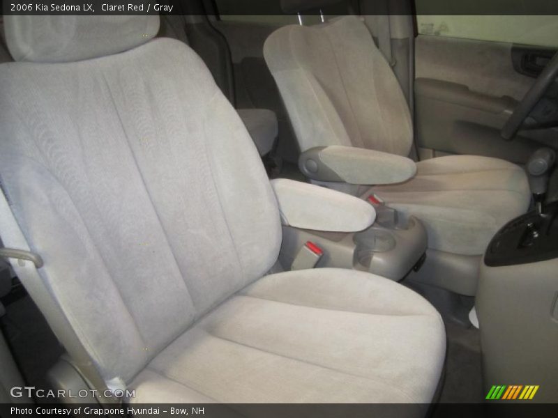 Claret Red / Gray 2006 Kia Sedona LX