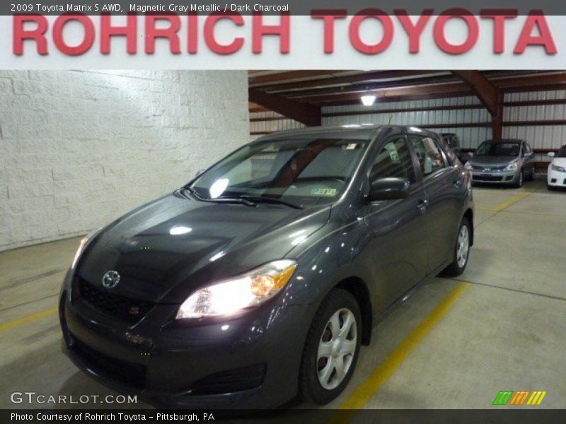Magnetic Gray Metallic / Dark Charcoal 2009 Toyota Matrix S AWD