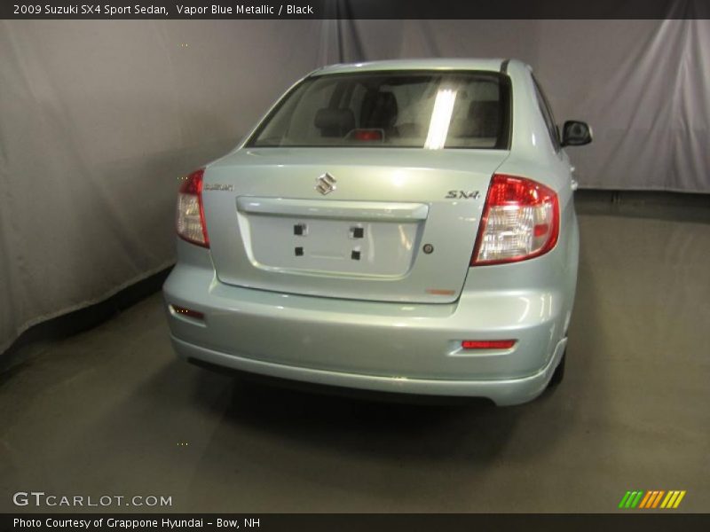 Vapor Blue Metallic / Black 2009 Suzuki SX4 Sport Sedan