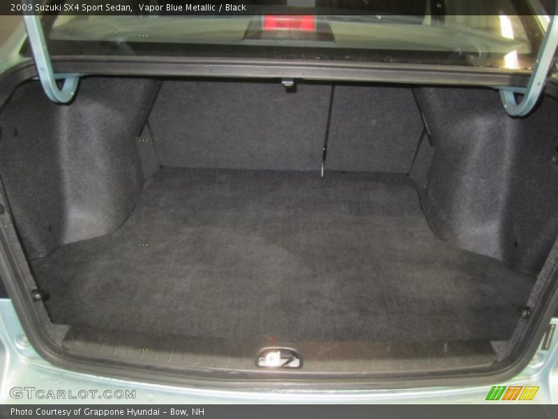Vapor Blue Metallic / Black 2009 Suzuki SX4 Sport Sedan