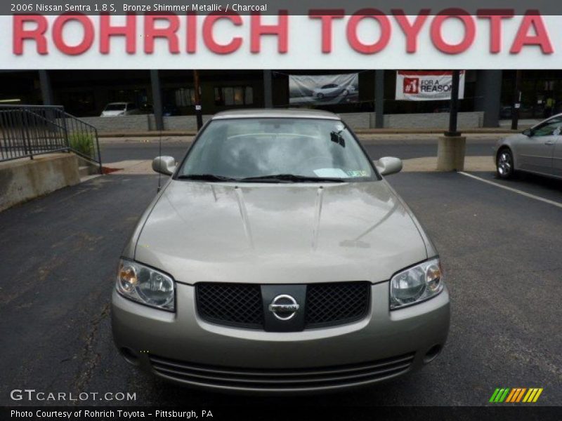 Bronze Shimmer Metallic / Charcoal 2006 Nissan Sentra 1.8 S