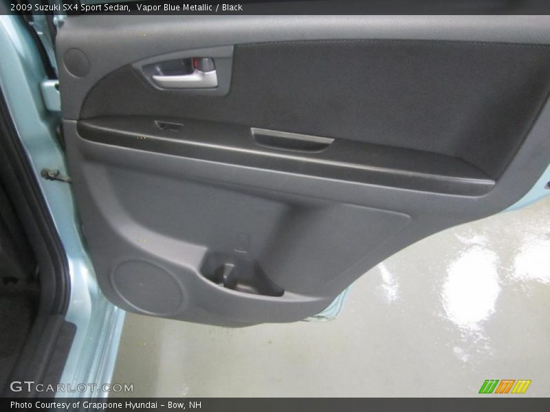 Vapor Blue Metallic / Black 2009 Suzuki SX4 Sport Sedan