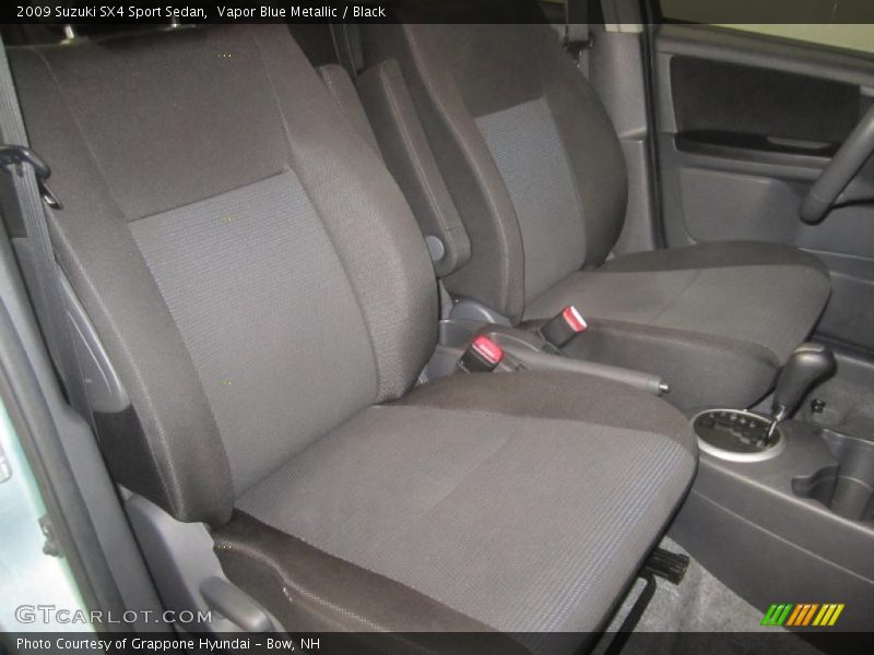 Vapor Blue Metallic / Black 2009 Suzuki SX4 Sport Sedan