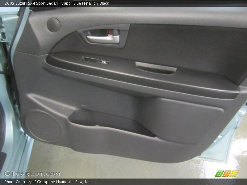 Vapor Blue Metallic / Black 2009 Suzuki SX4 Sport Sedan