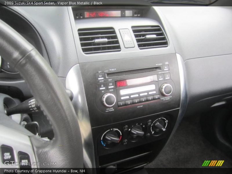 Vapor Blue Metallic / Black 2009 Suzuki SX4 Sport Sedan