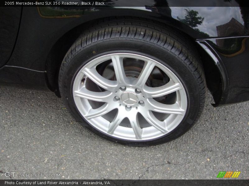 Black / Black 2005 Mercedes-Benz SLK 350 Roadster