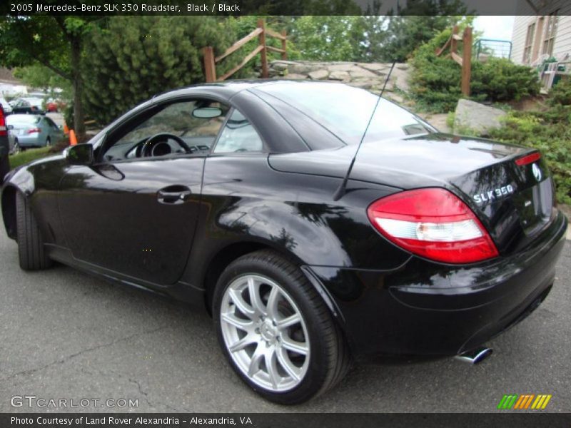 Black / Black 2005 Mercedes-Benz SLK 350 Roadster