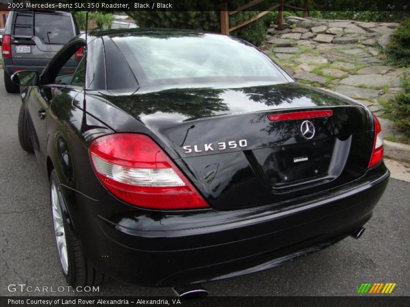 Black / Black 2005 Mercedes-Benz SLK 350 Roadster