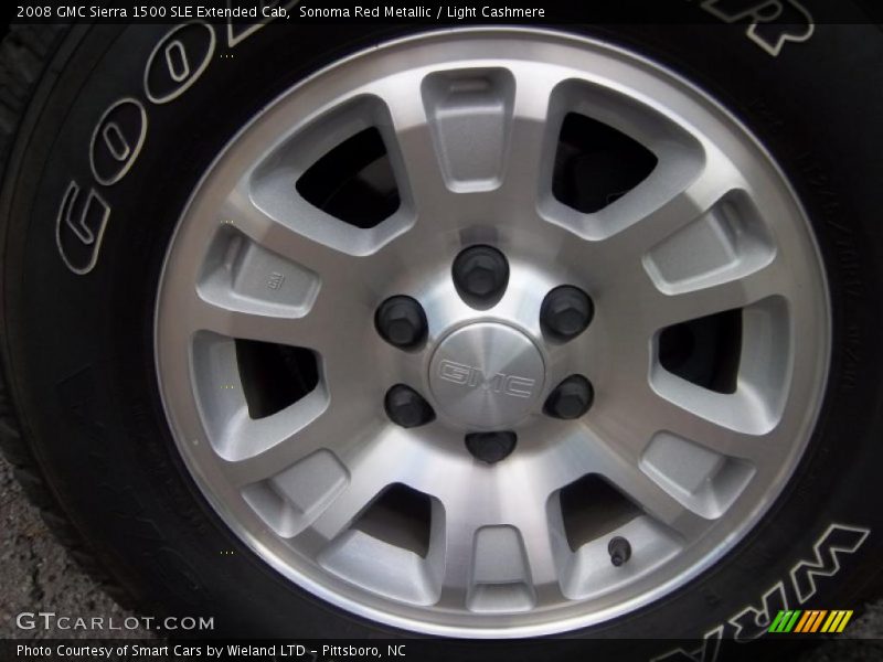 Sonoma Red Metallic / Light Cashmere 2008 GMC Sierra 1500 SLE Extended Cab