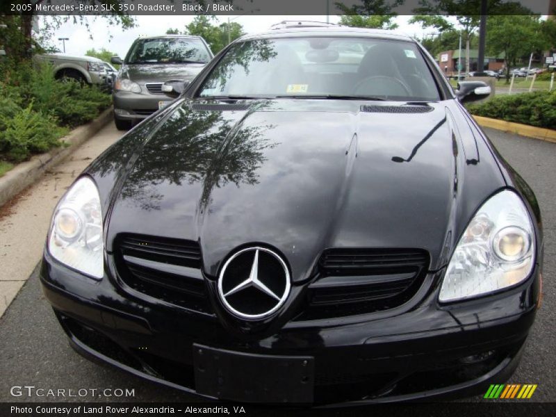 Black / Black 2005 Mercedes-Benz SLK 350 Roadster