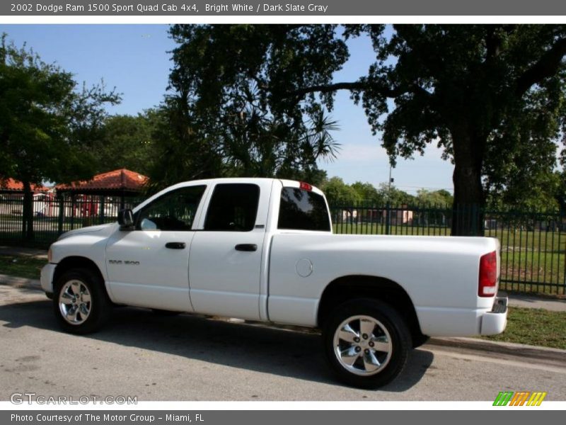 Bright White / Dark Slate Gray 2002 Dodge Ram 1500 Sport Quad Cab 4x4