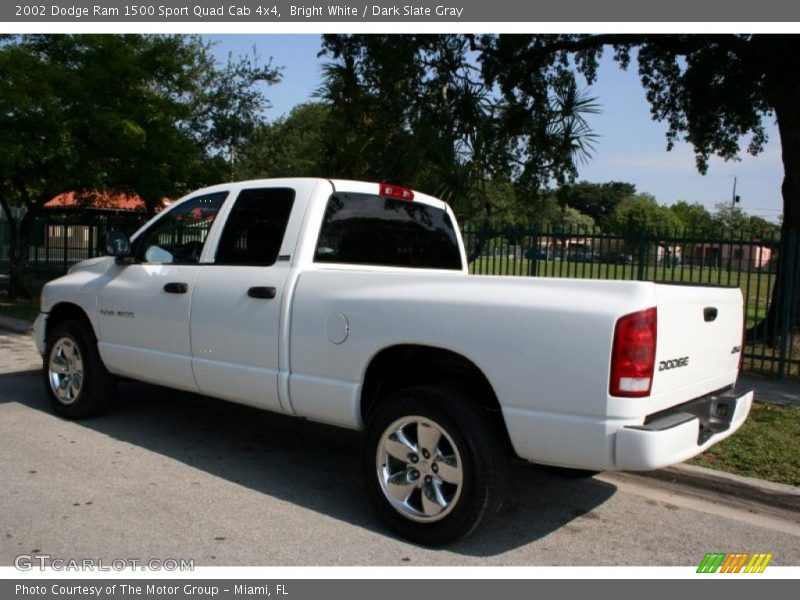 Bright White / Dark Slate Gray 2002 Dodge Ram 1500 Sport Quad Cab 4x4