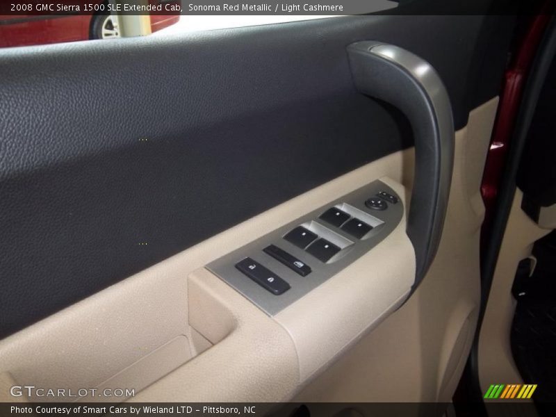 Sonoma Red Metallic / Light Cashmere 2008 GMC Sierra 1500 SLE Extended Cab