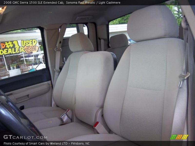 Sonoma Red Metallic / Light Cashmere 2008 GMC Sierra 1500 SLE Extended Cab