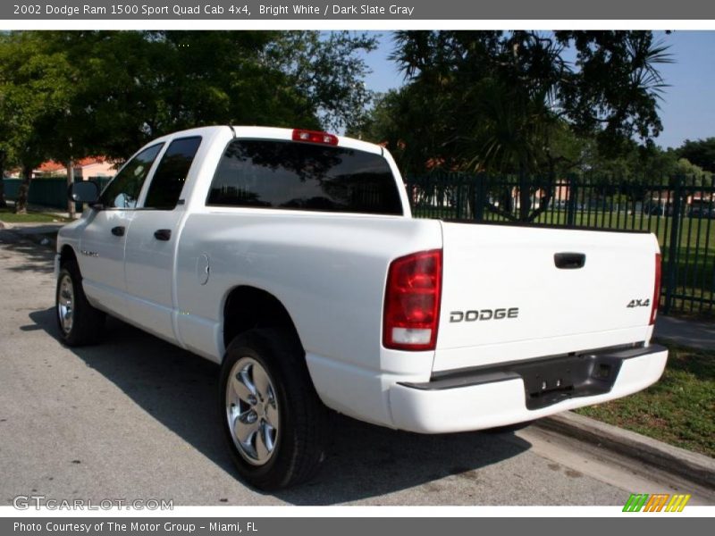 Bright White / Dark Slate Gray 2002 Dodge Ram 1500 Sport Quad Cab 4x4