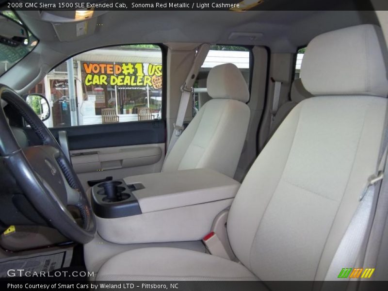 Sonoma Red Metallic / Light Cashmere 2008 GMC Sierra 1500 SLE Extended Cab