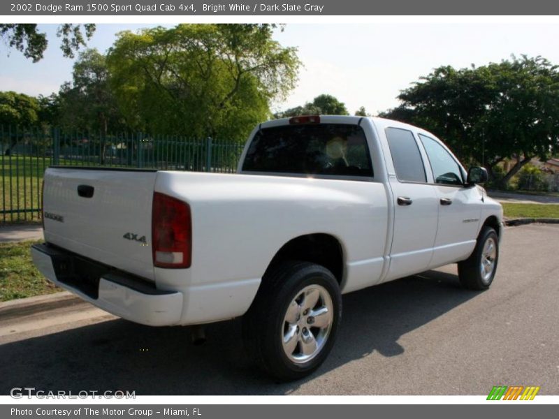 Bright White / Dark Slate Gray 2002 Dodge Ram 1500 Sport Quad Cab 4x4