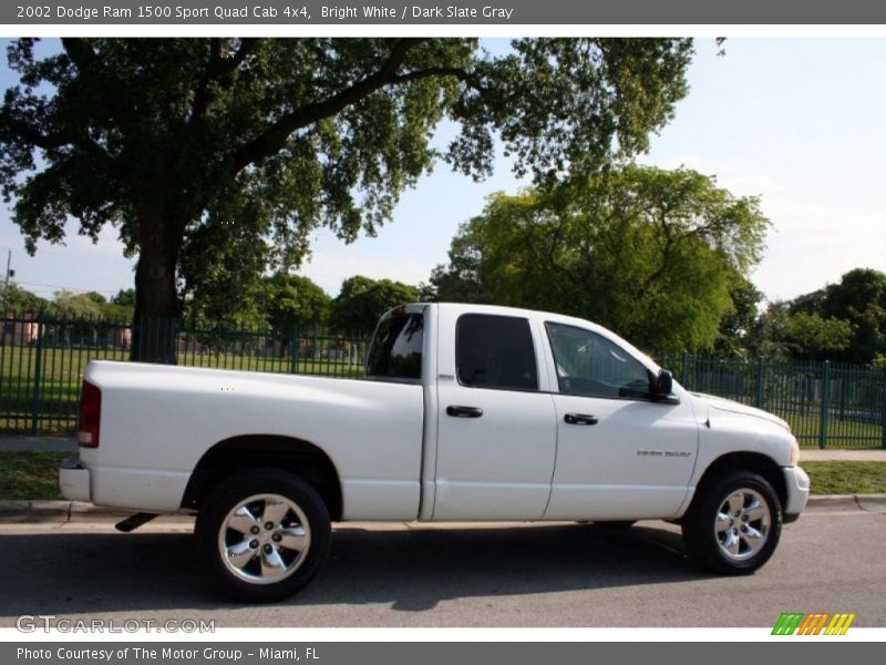 Bright White / Dark Slate Gray 2002 Dodge Ram 1500 Sport Quad Cab 4x4