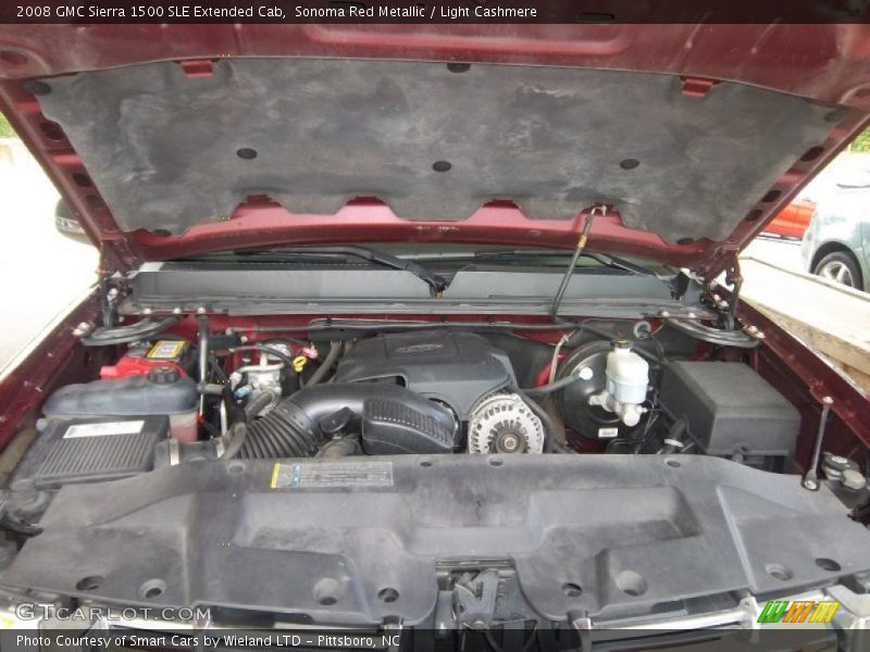 Sonoma Red Metallic / Light Cashmere 2008 GMC Sierra 1500 SLE Extended Cab