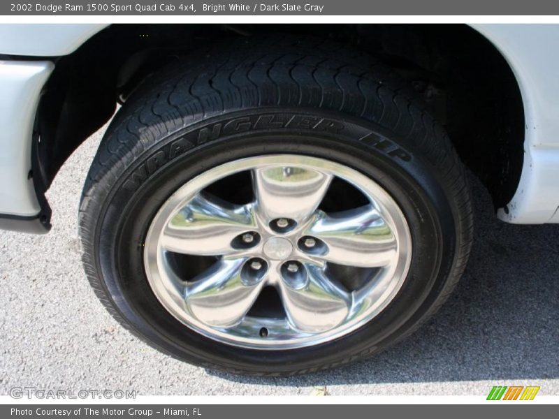 Bright White / Dark Slate Gray 2002 Dodge Ram 1500 Sport Quad Cab 4x4