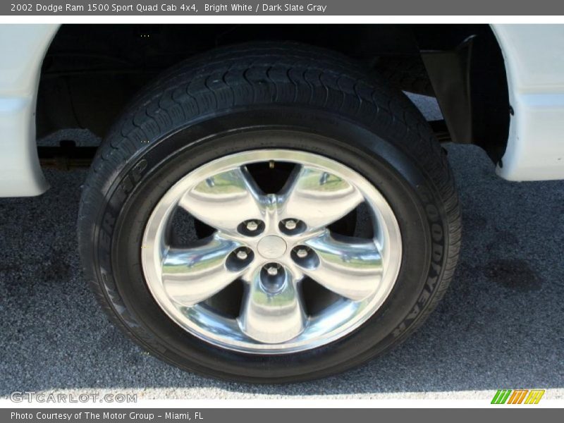 Bright White / Dark Slate Gray 2002 Dodge Ram 1500 Sport Quad Cab 4x4
