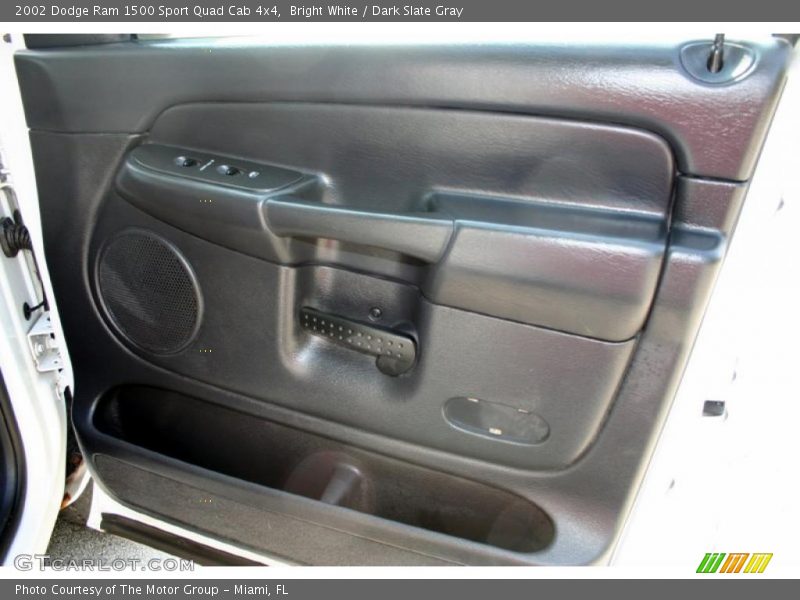 Bright White / Dark Slate Gray 2002 Dodge Ram 1500 Sport Quad Cab 4x4
