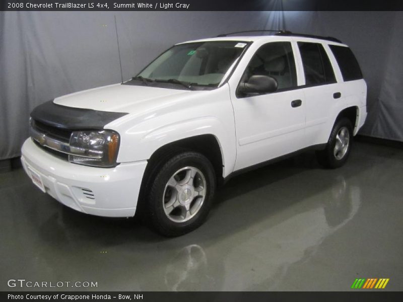 Summit White / Light Gray 2008 Chevrolet TrailBlazer LS 4x4