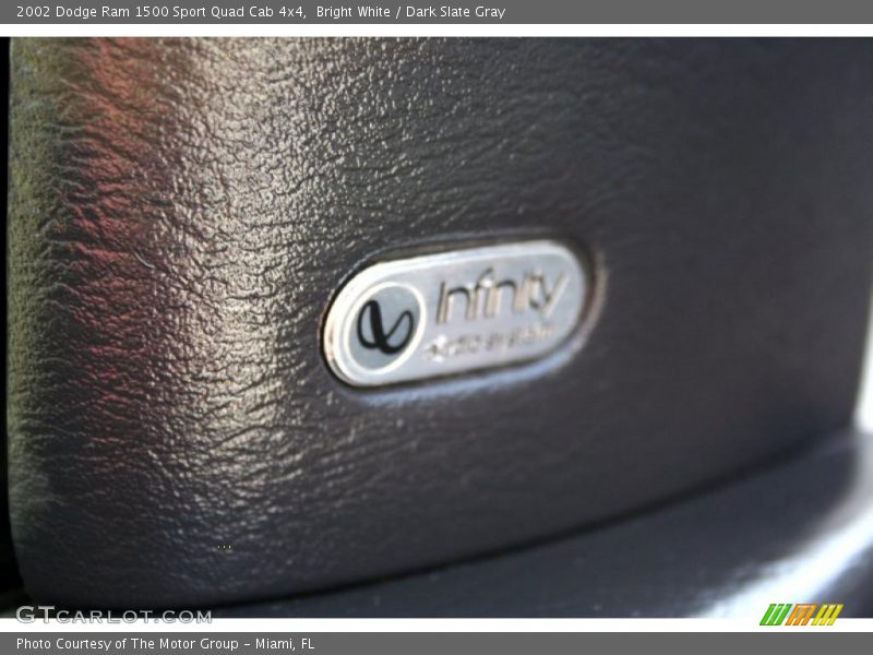 Bright White / Dark Slate Gray 2002 Dodge Ram 1500 Sport Quad Cab 4x4