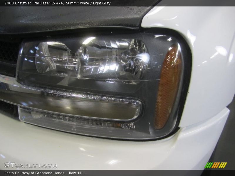 Summit White / Light Gray 2008 Chevrolet TrailBlazer LS 4x4