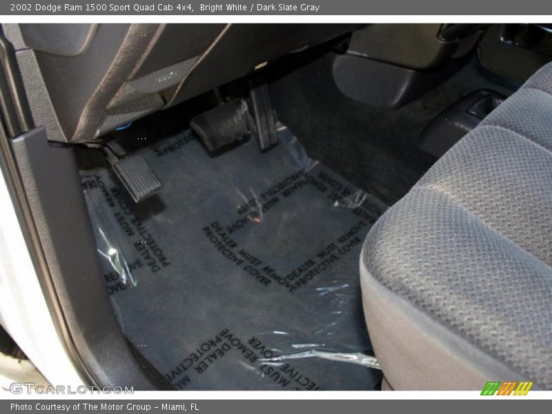 Bright White / Dark Slate Gray 2002 Dodge Ram 1500 Sport Quad Cab 4x4