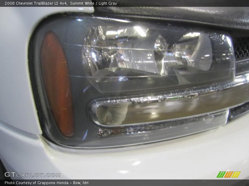 Summit White / Light Gray 2008 Chevrolet TrailBlazer LS 4x4