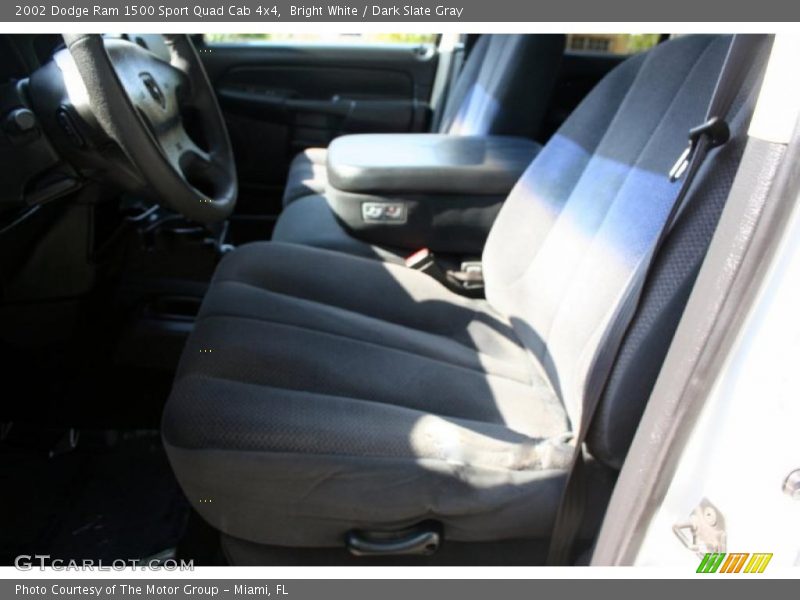 Bright White / Dark Slate Gray 2002 Dodge Ram 1500 Sport Quad Cab 4x4