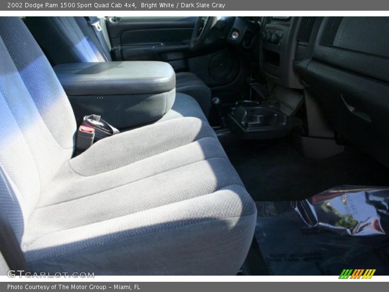 Bright White / Dark Slate Gray 2002 Dodge Ram 1500 Sport Quad Cab 4x4