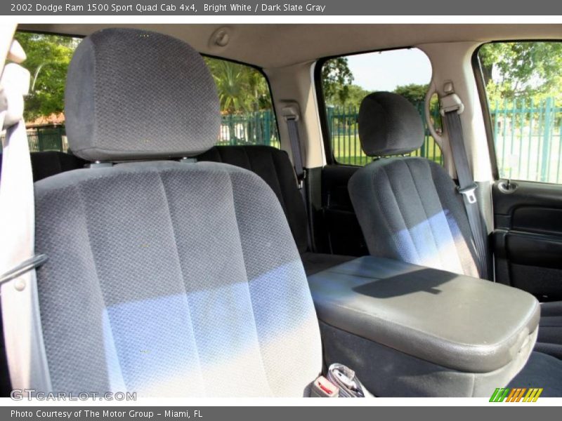 Bright White / Dark Slate Gray 2002 Dodge Ram 1500 Sport Quad Cab 4x4