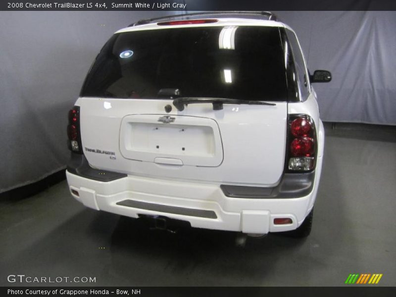 Summit White / Light Gray 2008 Chevrolet TrailBlazer LS 4x4