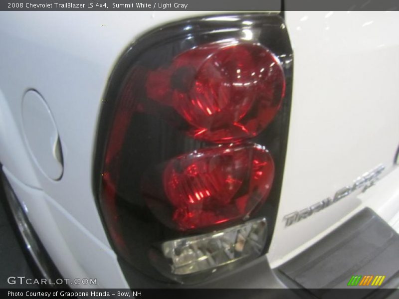 Summit White / Light Gray 2008 Chevrolet TrailBlazer LS 4x4