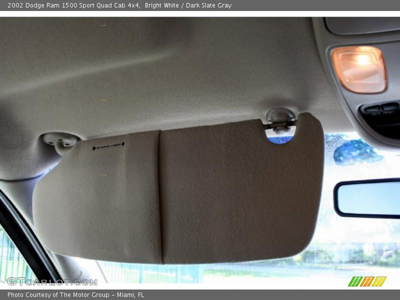 Bright White / Dark Slate Gray 2002 Dodge Ram 1500 Sport Quad Cab 4x4
