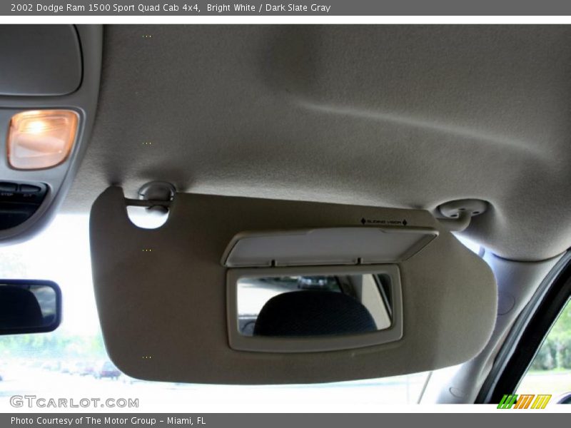 Bright White / Dark Slate Gray 2002 Dodge Ram 1500 Sport Quad Cab 4x4