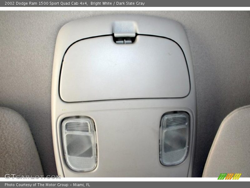 Bright White / Dark Slate Gray 2002 Dodge Ram 1500 Sport Quad Cab 4x4