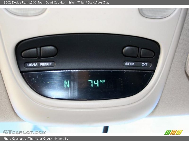Bright White / Dark Slate Gray 2002 Dodge Ram 1500 Sport Quad Cab 4x4