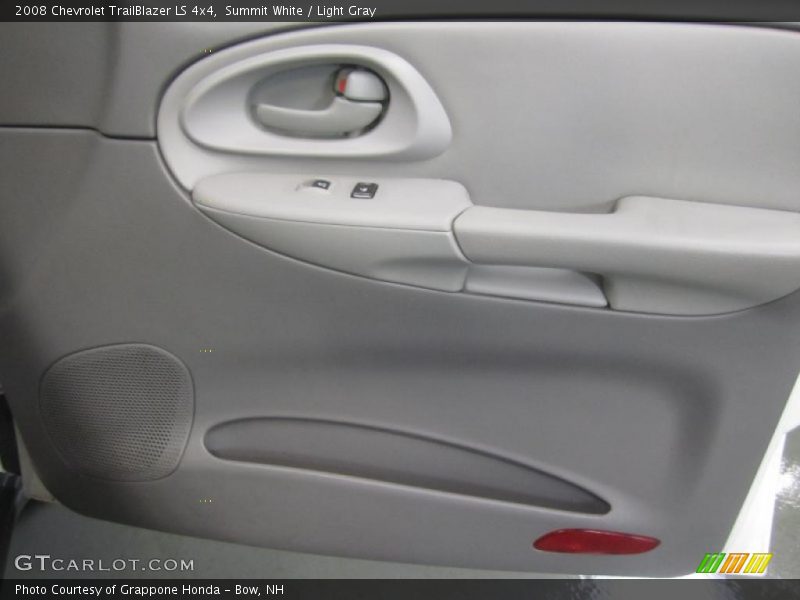 Summit White / Light Gray 2008 Chevrolet TrailBlazer LS 4x4