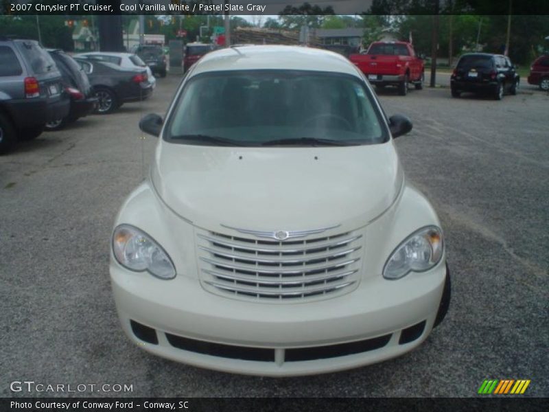Cool Vanilla White / Pastel Slate Gray 2007 Chrysler PT Cruiser