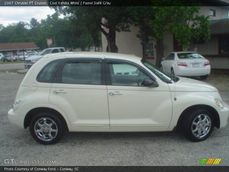 Cool Vanilla White / Pastel Slate Gray 2007 Chrysler PT Cruiser