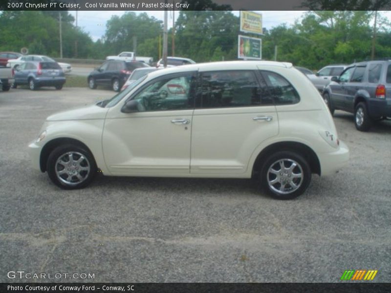 Cool Vanilla White / Pastel Slate Gray 2007 Chrysler PT Cruiser