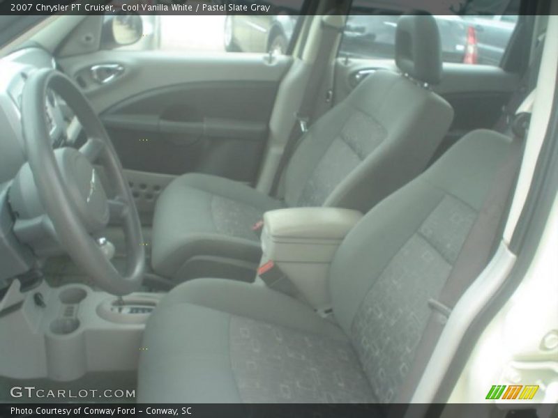 Cool Vanilla White / Pastel Slate Gray 2007 Chrysler PT Cruiser