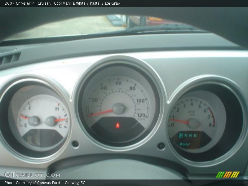 Cool Vanilla White / Pastel Slate Gray 2007 Chrysler PT Cruiser