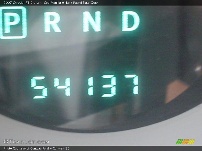 Cool Vanilla White / Pastel Slate Gray 2007 Chrysler PT Cruiser
