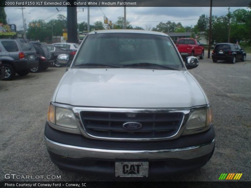 Oxford White / Medium Parchment 2000 Ford F150 XLT Extended Cab