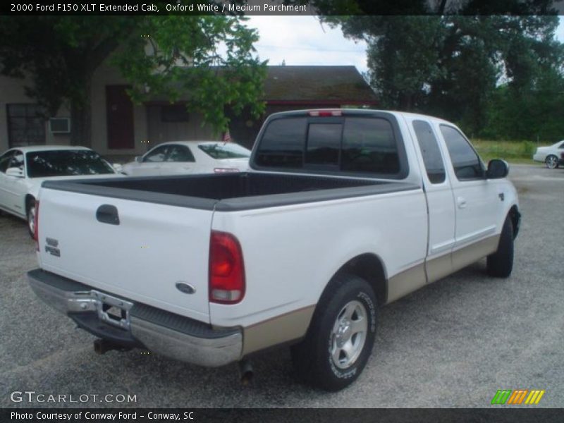 Oxford White / Medium Parchment 2000 Ford F150 XLT Extended Cab