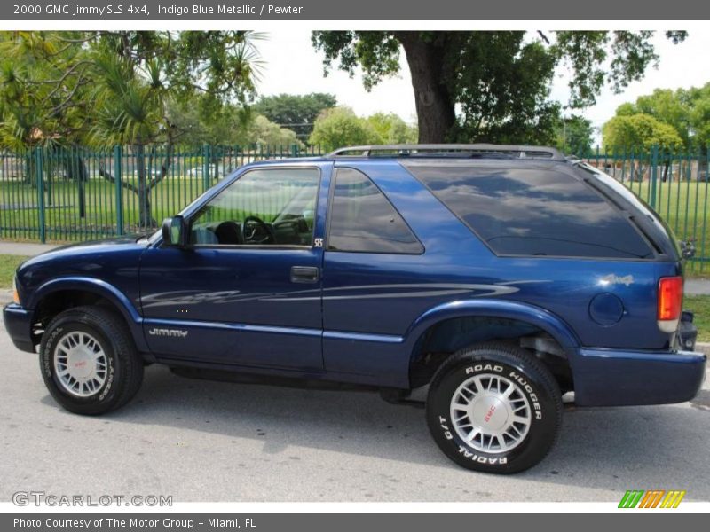Indigo Blue Metallic / Pewter 2000 GMC Jimmy SLS 4x4